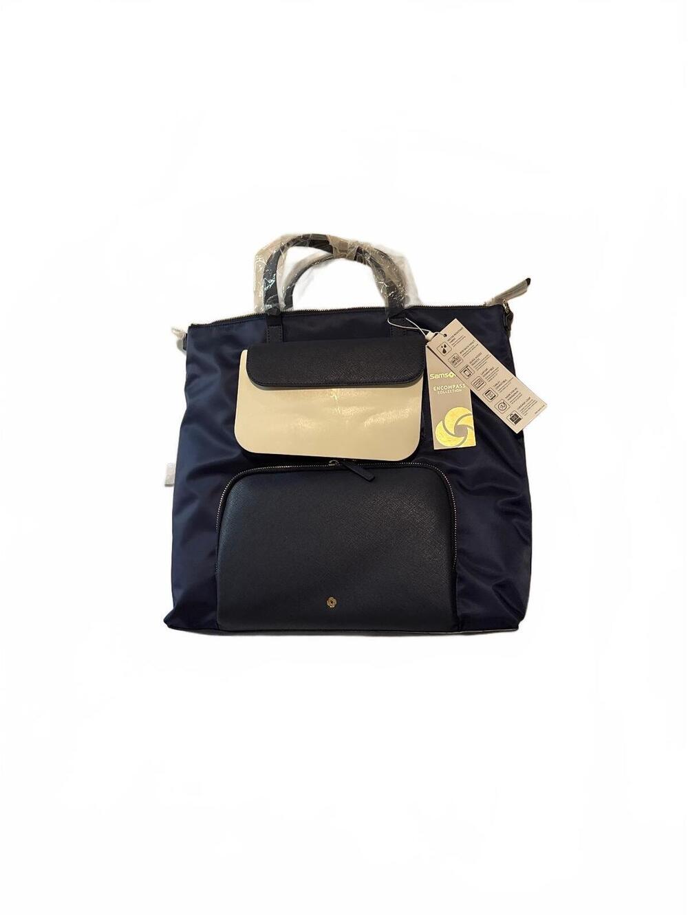 NWT Samsonite Encompass Mobile Solution 4-in-1 Convertible Backpack Tote Navy